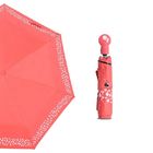 Ultraviolet Light Discoloration Compact Pocket Umbrella 42 Inch Arc 7 Ribs