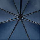 120cm Windproof Straight Handle Umbrella 190T Pongee 0.4kg