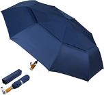 Canopy 210T Three Portable Folding Umbrella 9 Fiberglass Ribs