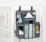Baby Essentials Hanging Washable Diaper Caddy With 2 Velcro Straps