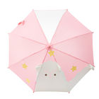 Small Size Kids Straight Handle Umbrella 229g 8 Fiberglass Ribs