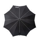 Maple Leaf Shape Canopy Windproof Straight Handle Umbrella UV Proof