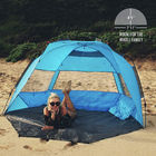 3 Person 75''X51'' Pop Up Open Picnic Tent With Vent Windows
