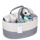 Pure Cotton Baby Diaper Caddy Organizer Removable Inner Compartment Divider