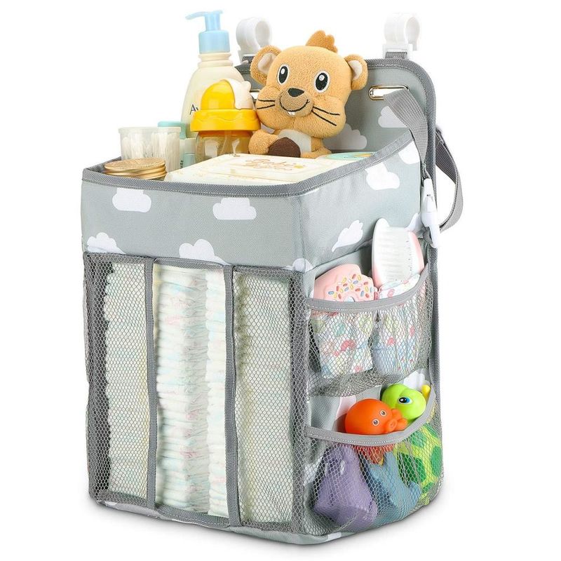 Polyester Washable Diaper Caddy Holder With 4 Polypropylene Boards